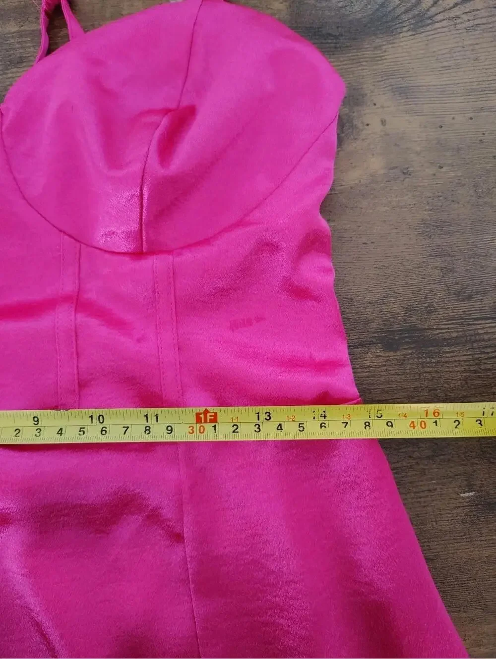 Wild Fable Women Dress Sz M Fuchsia Hot Pink Lace Up Back BarbieCore Birthday